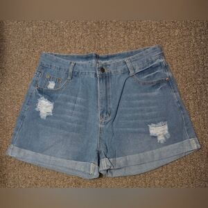 Casual Blue Jean Shorts for Women
